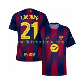 Maillot/Tenue FC Barcelone Frenkie de Jong 21 Champions League Domicile 2025/2026